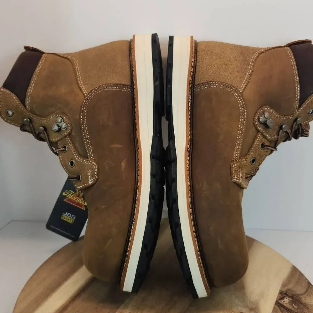 Thorogood Iron River Series Waterproof Safety Toe 6” Crazy Horse Wedge Mens Size